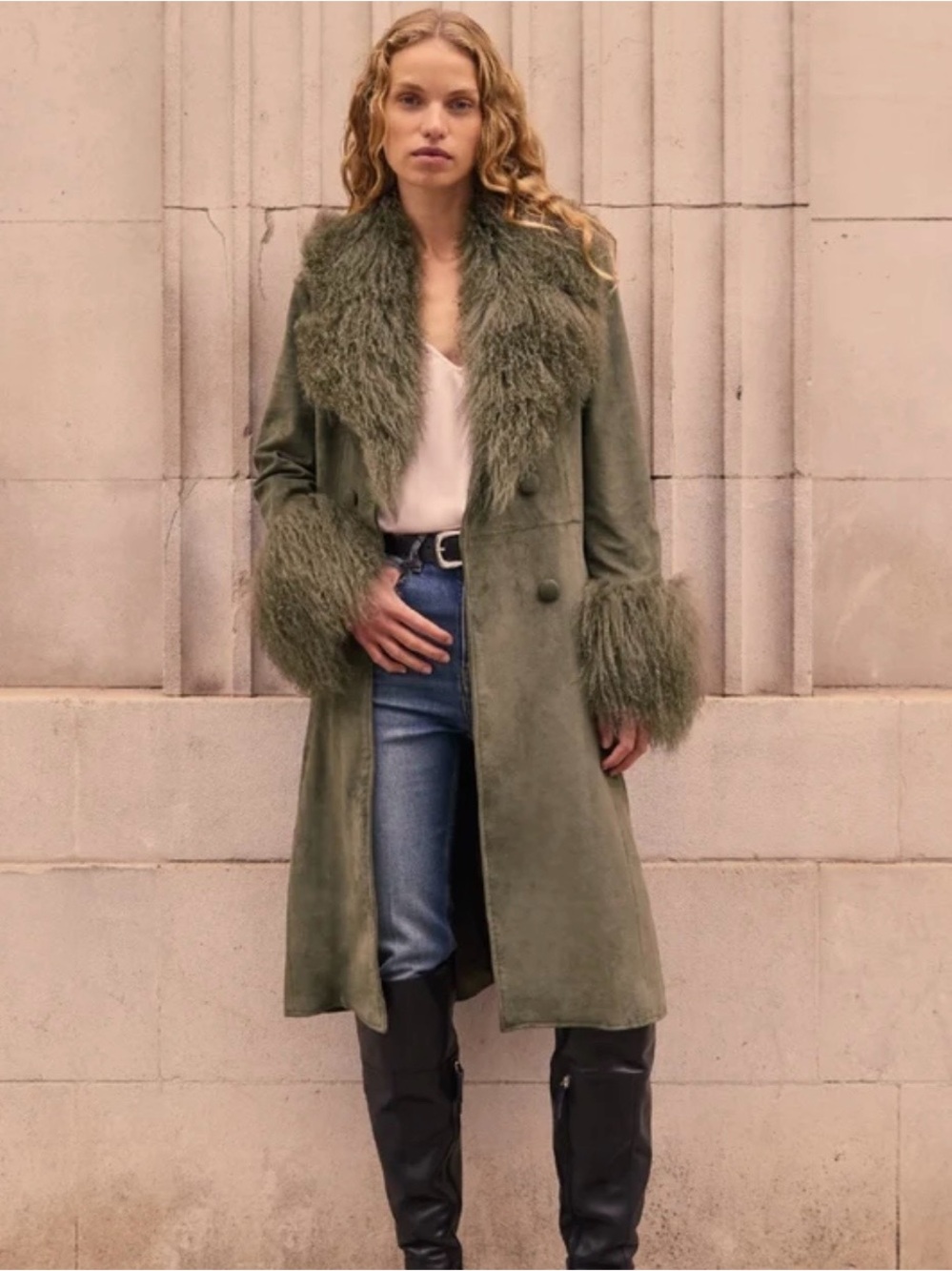 Charlotte Simone Olive Penny Coat
